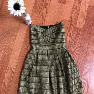 NWT!!!  LAC BLEU Gold &Black Glitter Mini